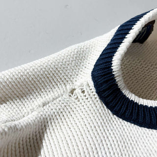 90's "made in USA" LIBERTY 星条旗 コットンニット セーター