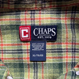 CHAPS フランネル チェック L/S シャツ