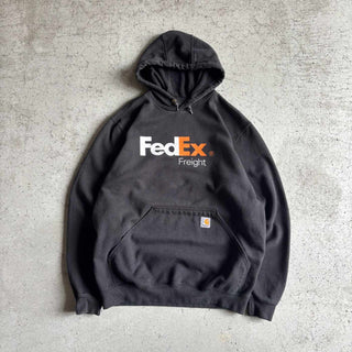 Carhartt "FedEx" 企業 プリント スウェット パーカ