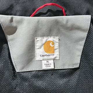 Carhartt "Storm Defender" ブラック 裏メッシュ ドローコード フーデッド ナイロン シェル ジャケット