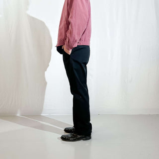 Carhartt ブラック ストレート ワーク パンツ