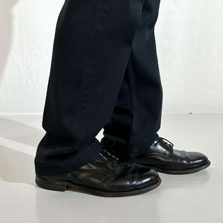 Carhartt ブラック ストレート ワーク パンツ