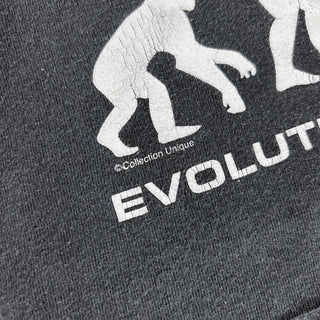 90's～00's AAA "EVOLUTION OF A CANADIAN" ジョーク プリント Tシャツ