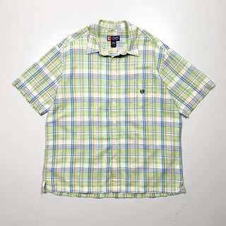 chaps リネン×コットン チェック S/Sシャツ