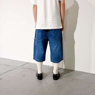 00's Brud 刺し子パッチ デニム スケーターショーツ