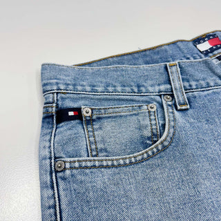 90's TOMMY HILFIGER ワイドデニムショーツ