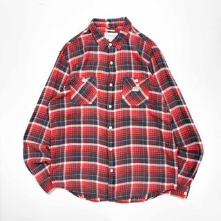 DENIM & SUPPLY インドコットン チェック ライトネル L/Sシャツ