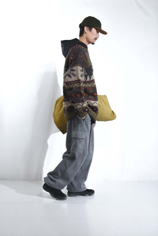 90's Timberland "HAND KNIT" ノルディック ウール ニット セーター