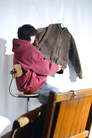 00's Carhartt ブラウン 裏メッシュ アクティブ ジャケット