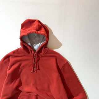 DULUTH ダブルフェイス ハーフスナップ 無地 スウェット パーカ