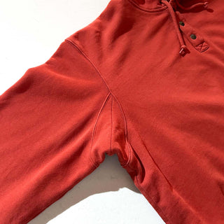 DULUTH ダブルフェイス ハーフスナップ 無地 スウェット パーカ