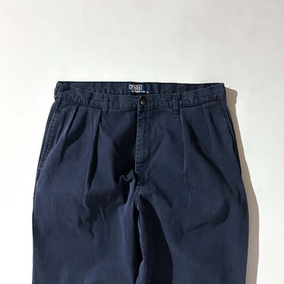 90's "Dominican Republic" OLD Ralph Lauren "Andrewタイプ" 2タック チノ パンツ