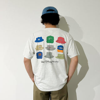 00's Disney outfitters 帽子 バックプリント Tシャツ