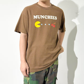 00's AAA PACMAN "MUNCHIES" ゲームプリント Tシャツ