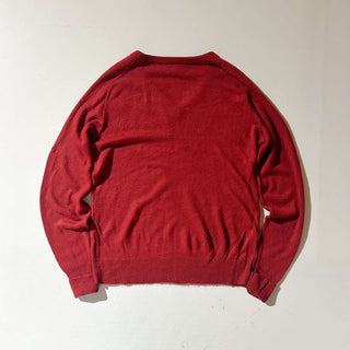70's IZOD LACOSTE Vネック ドリフター ニット セーター