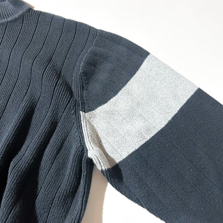 00's CHAPS RALPH LAUREN デザイン ハイネック コットンニット セーター