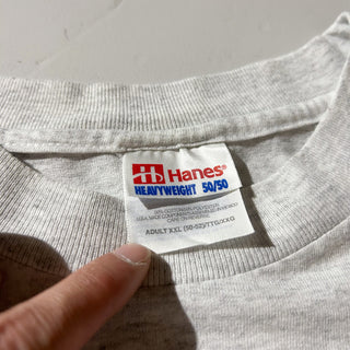 00's Hanes 囚人 ワンポイント プリント Tシャツ