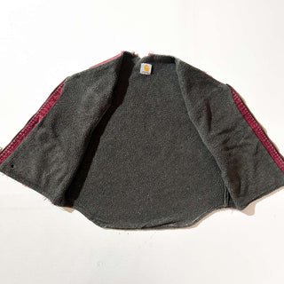 90's〜 Carhartt ボロ 裏ボア ダックベスト(バーガンディ)