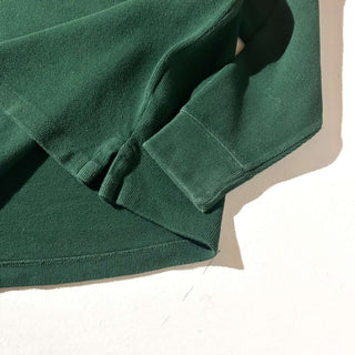 Ralph Lauren ハーフジップ コットンニット セーター(グリーン)