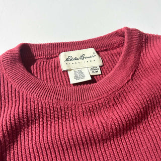 90's "made in USA" Eddie Bauer センターライン コットンニット セーター