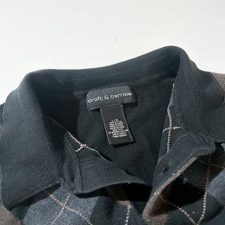 00's craft & Barrow アーガイル ニットポロ セーター