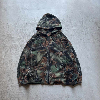 00's TRAIL CREST リアルツリーカモ フリース F/Z パーカー