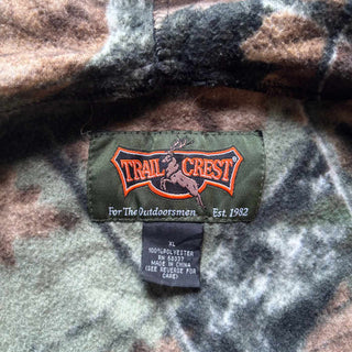 00's TRAIL CREST リアルツリーカモ フリース F/Z パーカー