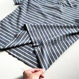 90's～ Timberland ボーダー ヘンリーネック Tシャツ