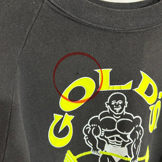 90's～ "GOLDs GYM" グリーン スウェット シャツ