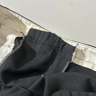 古着 2タックスラックス（ブラック）