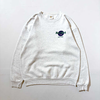 HARD ROCK CAFE NEW YORK 両面プリント スウェット シャツ