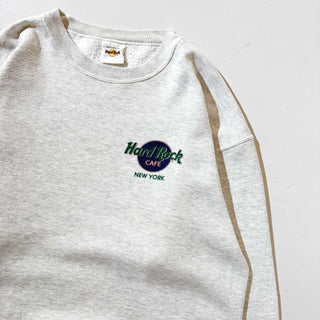 HARD ROCK CAFE NEW YORK 両面プリント スウェット シャツ