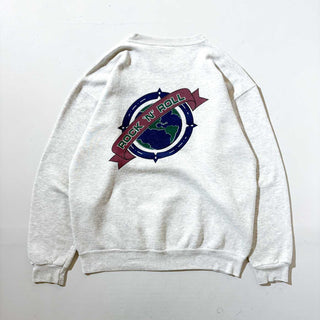 HARD ROCK CAFE NEW YORK 両面プリント スウェット シャツ