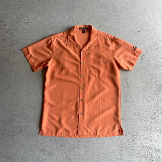 HARRITON チェック レーヨン オープンカラー S/S シャツ