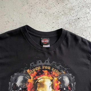 "made in USA" Harley Davidson 両面プリント Tシャツ