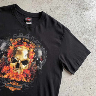 "made in USA" Harley Davidson 両面プリント Tシャツ
