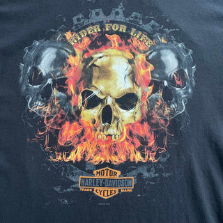 "made in USA" Harley Davidson 両面プリント Tシャツ