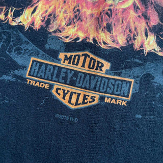 "made in USA" Harley Davidson 両面プリント Tシャツ
