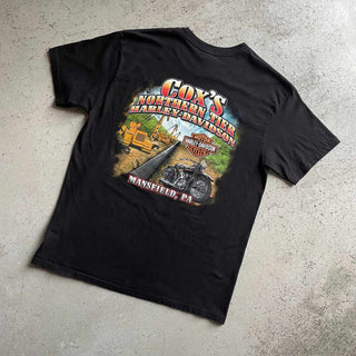 "made in USA" Harley Davidson 両面プリント Tシャツ