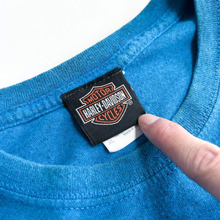 Harley-Davidson "St.Joe" 両面プリント Tシャツ(スカイブルー)