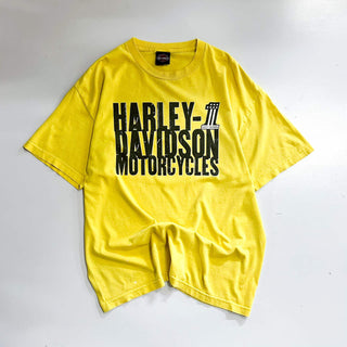 Harley-Davidson "Sun Diegos" 両面プリント Tシャツ(イエロー)