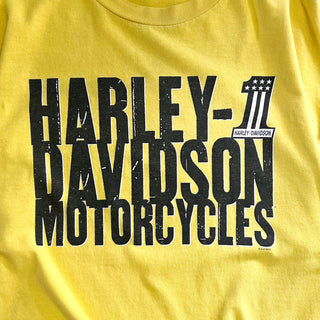 Harley-Davidson "Sun Diegos" 両面プリント Tシャツ(イエロー)