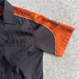 00's Harley-Davidson コットン オープンカラー S/S シャツ
