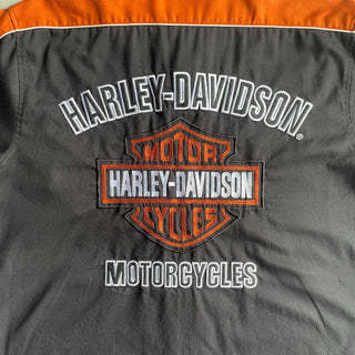 00's Harley-Davidson コットン オープンカラー S/S シャツ