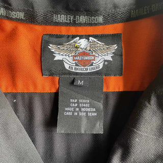 00's Harley-Davidson コットン オープンカラー S/S シャツ