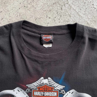 Harley Davidson "ROMMEL" 両面プリント Tシャツ