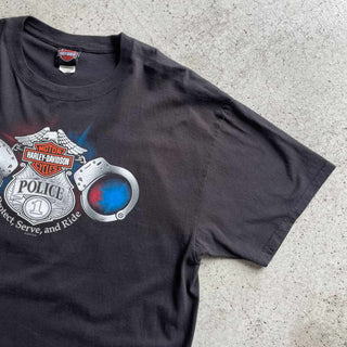 Harley Davidson "ROMMEL" 両面プリント Tシャツ
