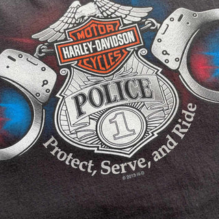 Harley Davidson "ROMMEL" 両面プリント Tシャツ