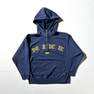 90's NIKE ハーフジップ リバースウィーブタイプ スウェット パーカ