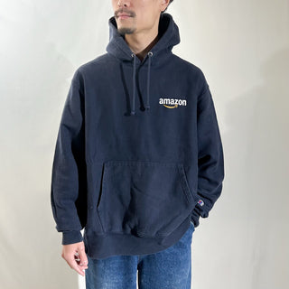 00's champion "Amazon" リバースウィーブ 企業 スウェット パーカ
